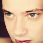 55527772 – portrait of a man with expressive eyes